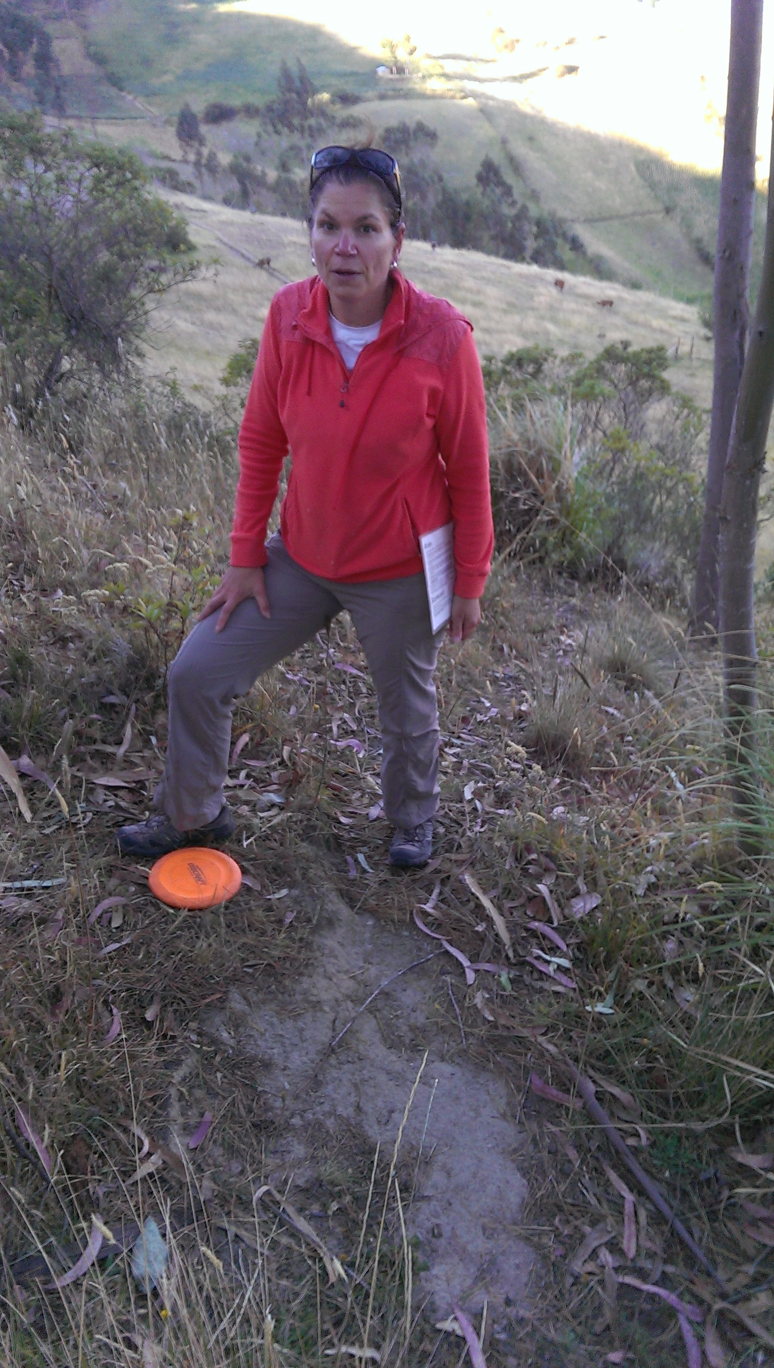 Frisbee golf at BSI - world's highest frisbee golf course