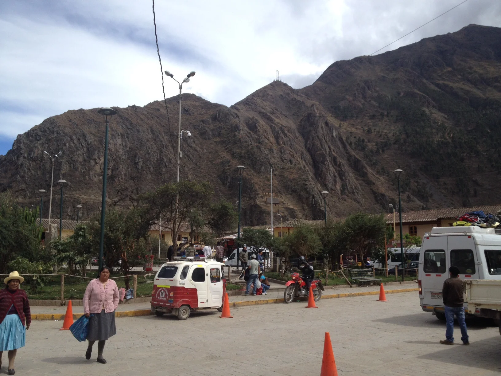 center of town