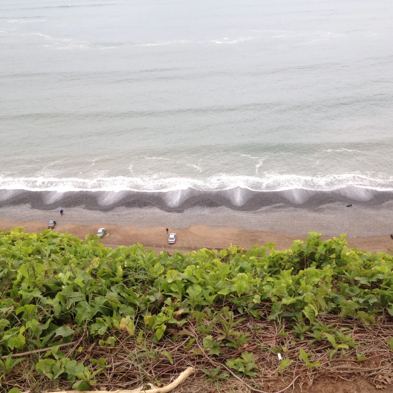 Ocean coast, Miraflores, Lima