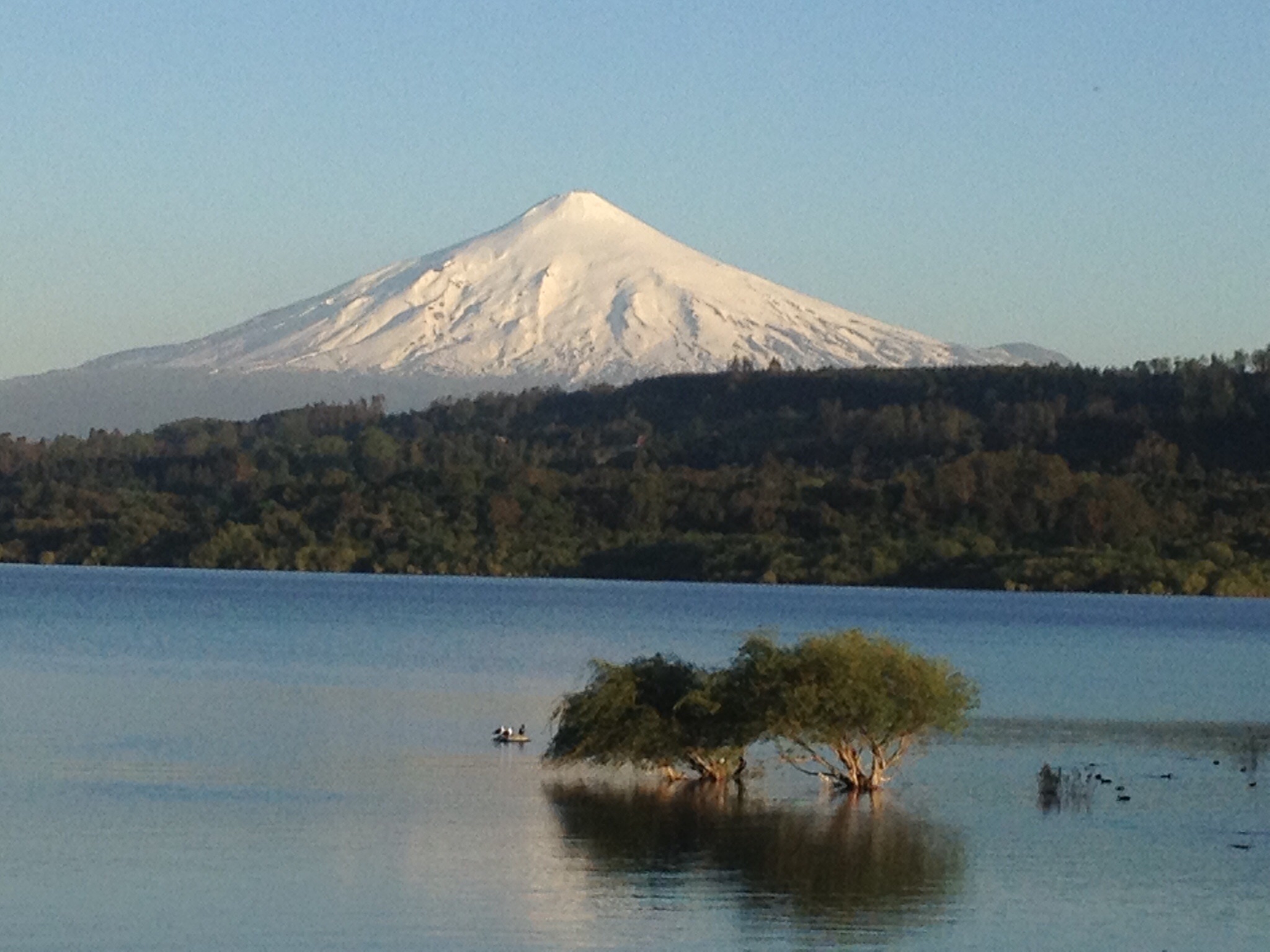 The majestic Villarica Volcano