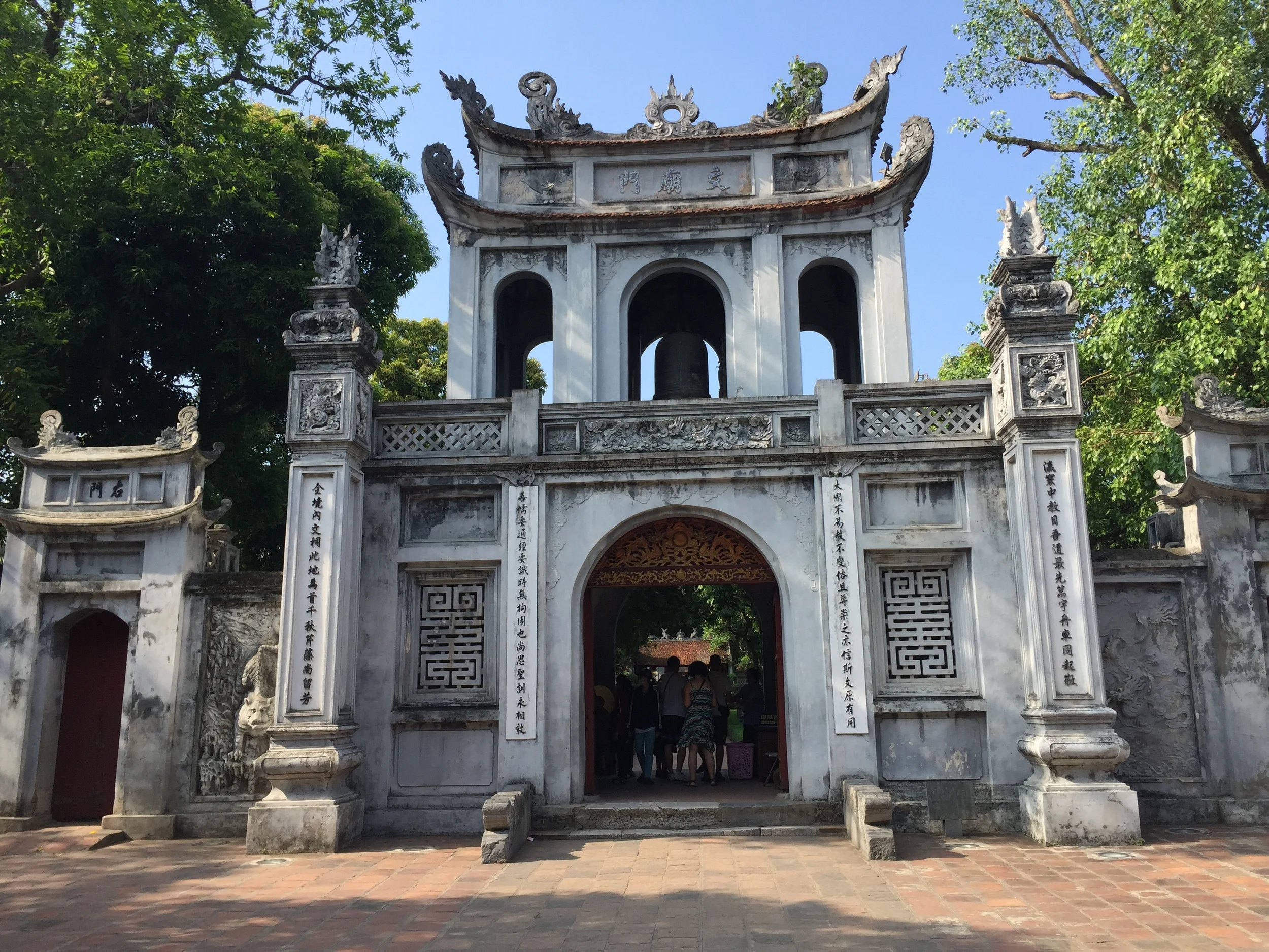 Entrance to the Temple of Literature, Vietnam's first university