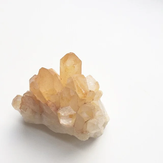 my favorite piece of Citrine , sits in the abundance area of my desk #fengshui #crystals #abundance