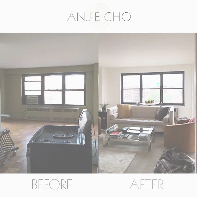 #beforeandafter new paint flooring furniture windows! #living #home #renovation