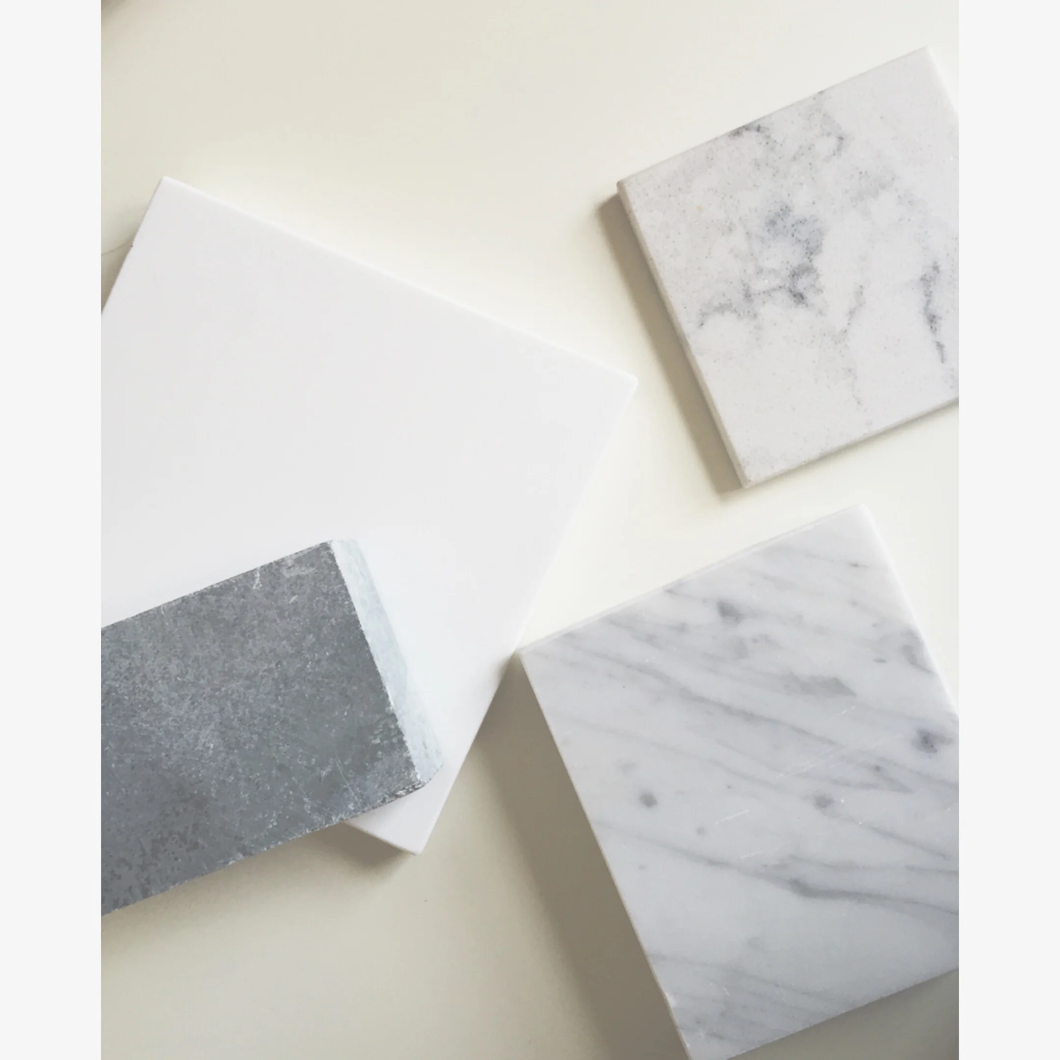 lovely countertop material: soapstone, glassos, caesarstone & marble #interiors #countertops #designmaterials