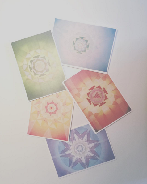 My new #mandala #notecards #holisticspaces