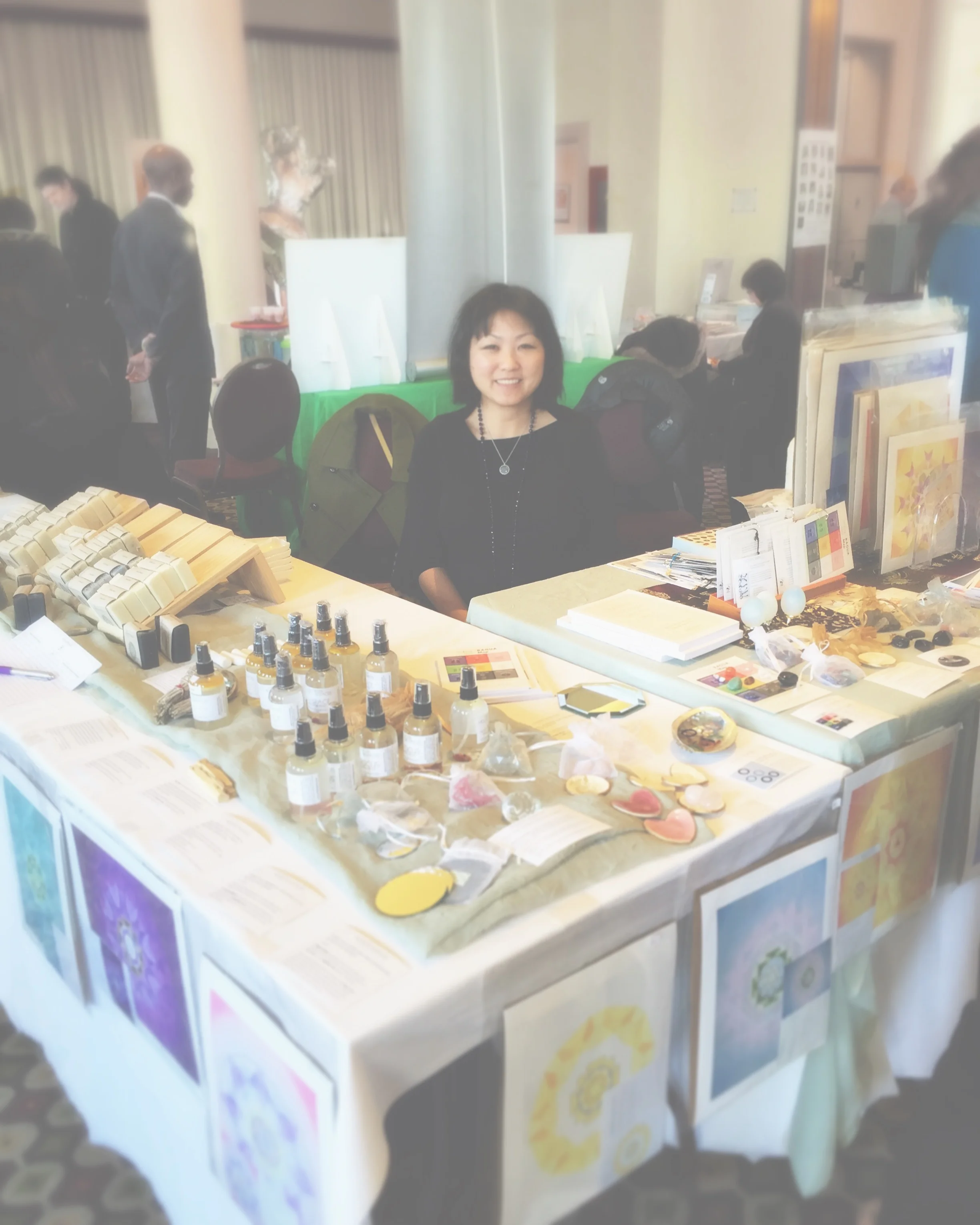 My last fair! Come visit us! #awakenfair #holisticspaces #fengshui