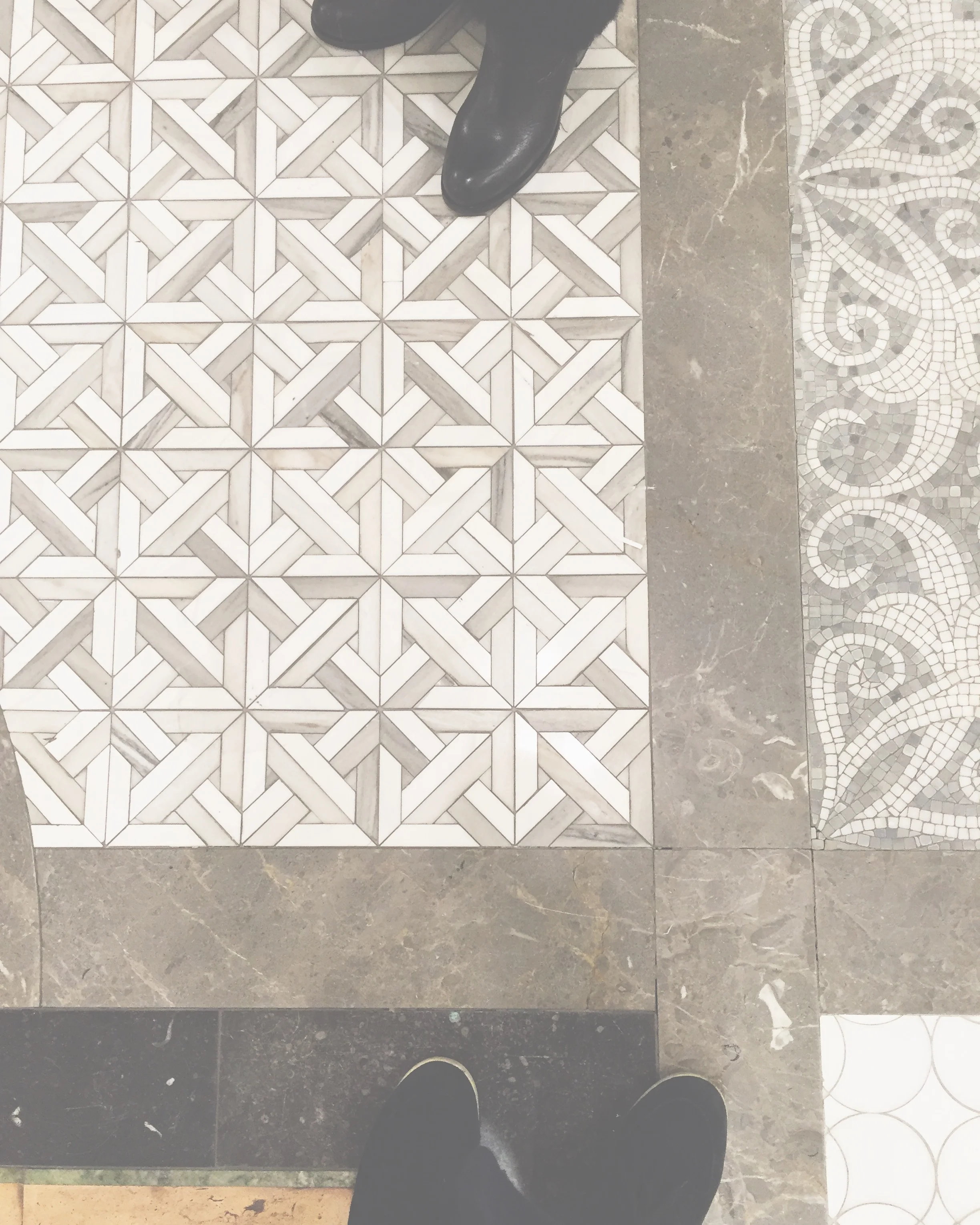 Pretty marble mosaic tiles from #newravenna #lovelyinteriors #marblemosaics #tileshopping