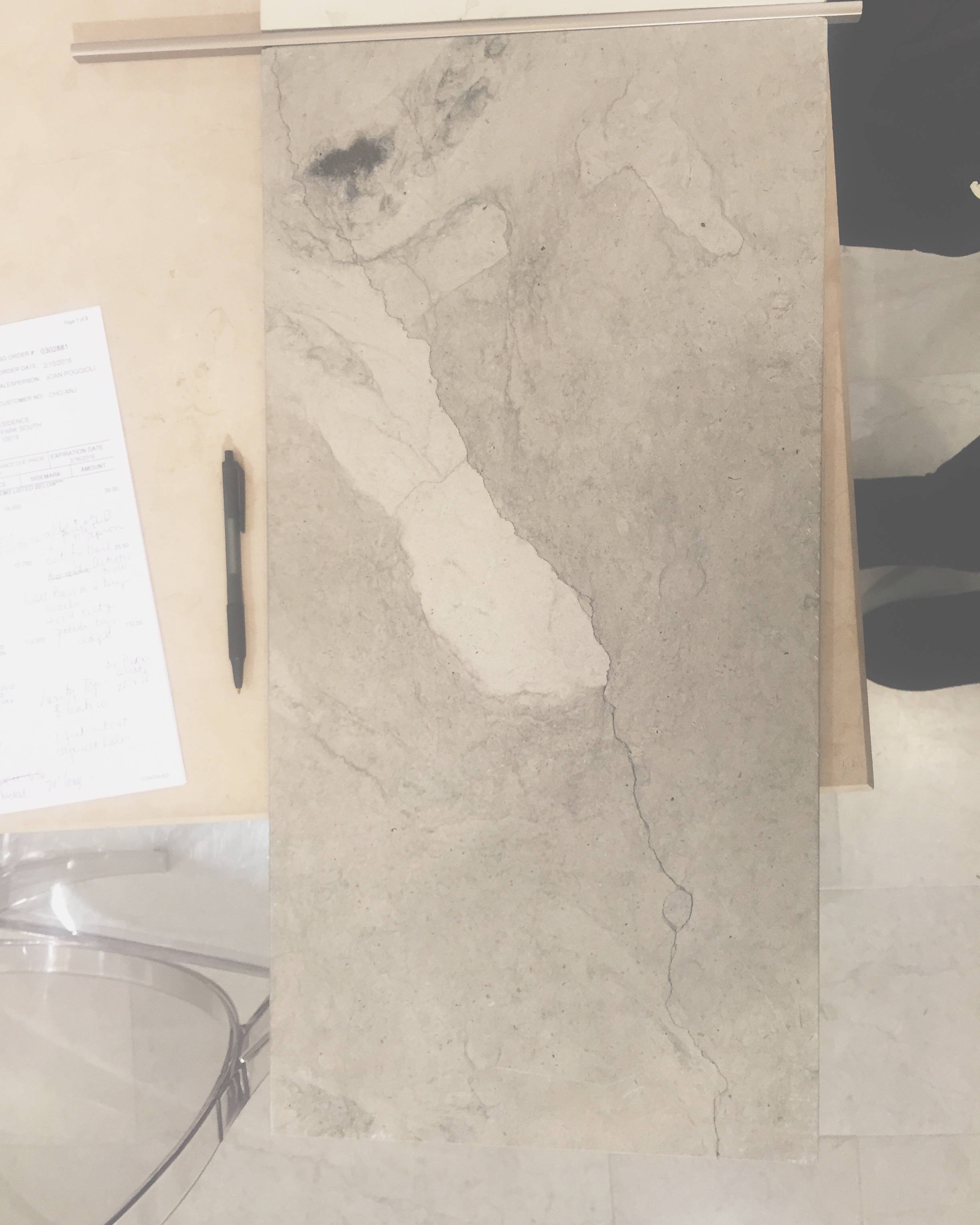 Planning out a serene bathroom #limestone #smoke #artistictile