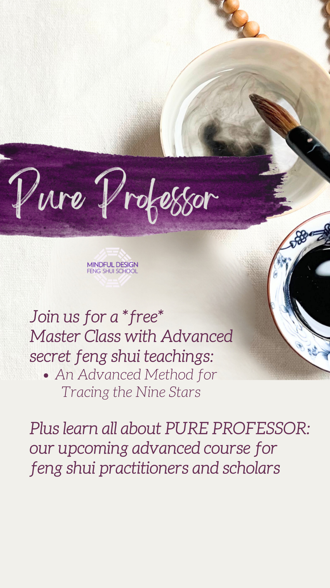 Free Online: Masterclass | Advanced Feng Shui Teaching &amp; Info Session
