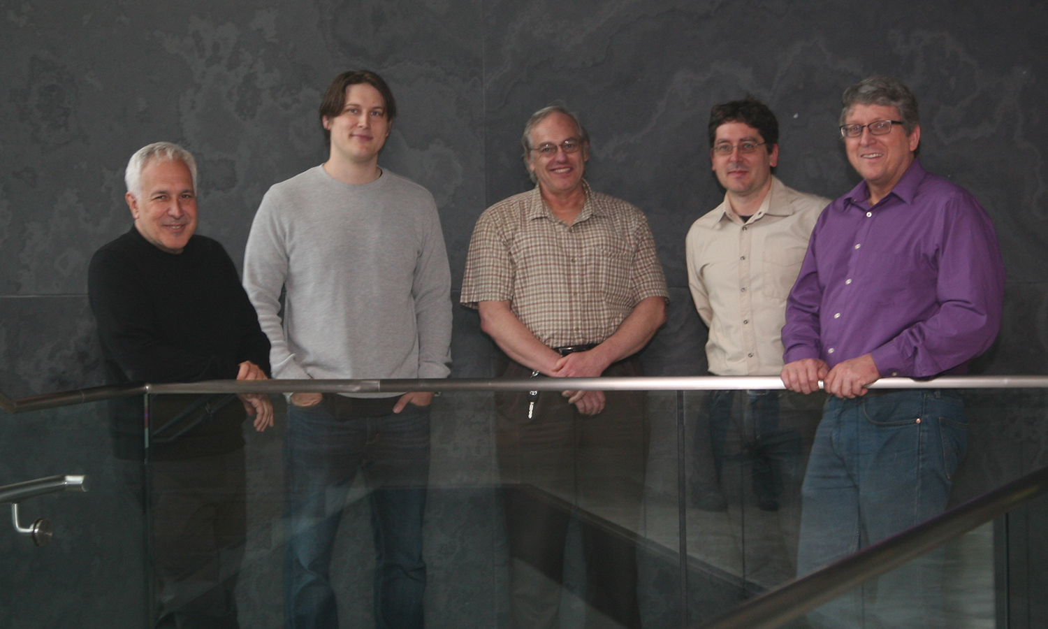  Jeff Lichtman, Josh Morgan, Jose Conchello, Daniel Berger, and Richard Schalek (Courtesy Department of Molecular and Cellular Biology) 