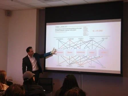 Jordan Smoller, PhD, Professor of Psychiatry, Massachusetts General Hospital Harvard Medical School and author of The Other Side of Normal , addressed the group in the afternoon and dove deeper into many chapters of his book and explained how the term normal has changed over the many years and its biological component.