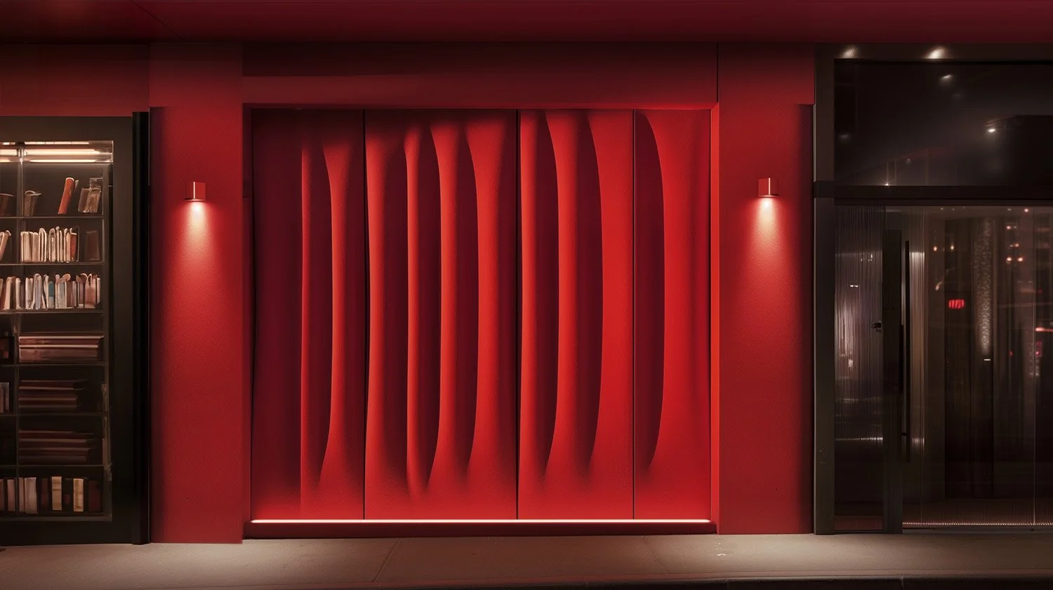 Exterior of Lucio Bar inspired by Fontana Painting Italy.jpg