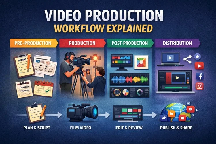 Video Production Workflow Explained: Step-by-Step Process