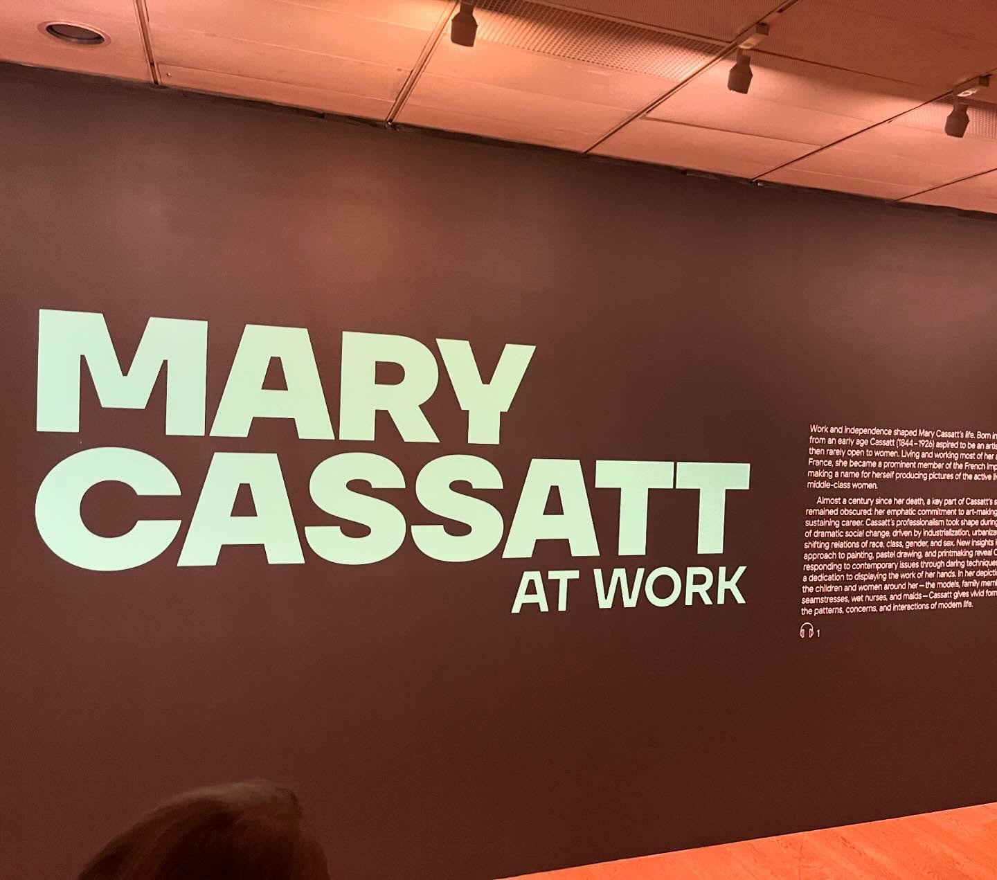 Mary Cassatt at Work @philamuseum did not disappoint!! - all the processes, methods, enthusiastic nose-to-the-grindstone nature of Cassatt&rsquo;s work ethic along with so many examples of her well known and beloved works and so many beautiful surpri