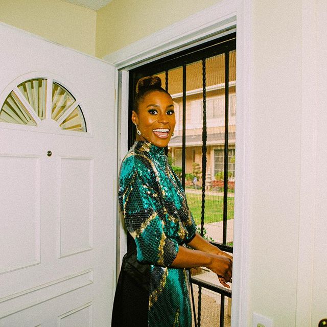 Imagine being greeted by this queen @issarae x @wmag x @marcjacobs 💚 story by the sweetest @xoryma 💚