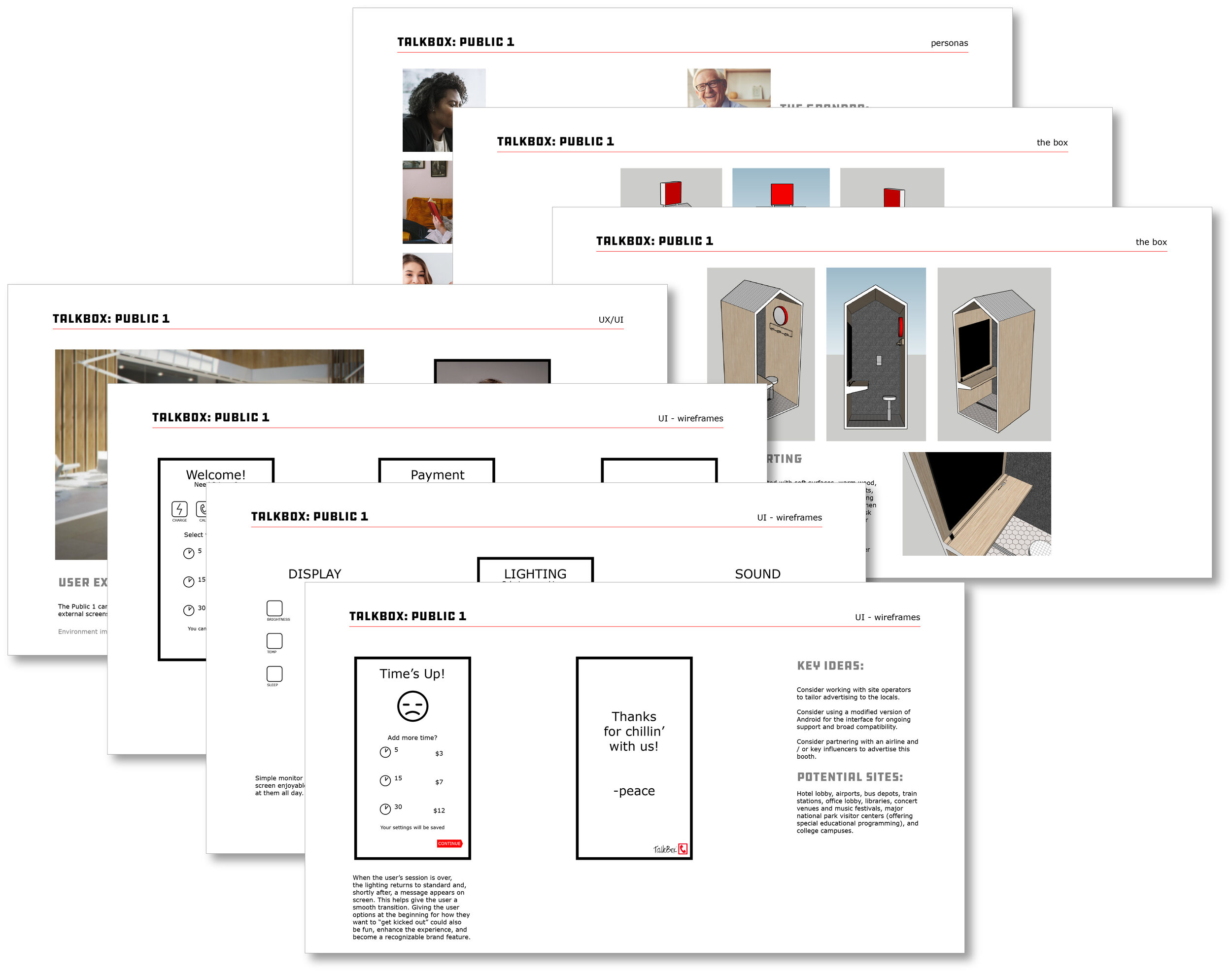 User Personas & Wire-framing for Pitch Deck