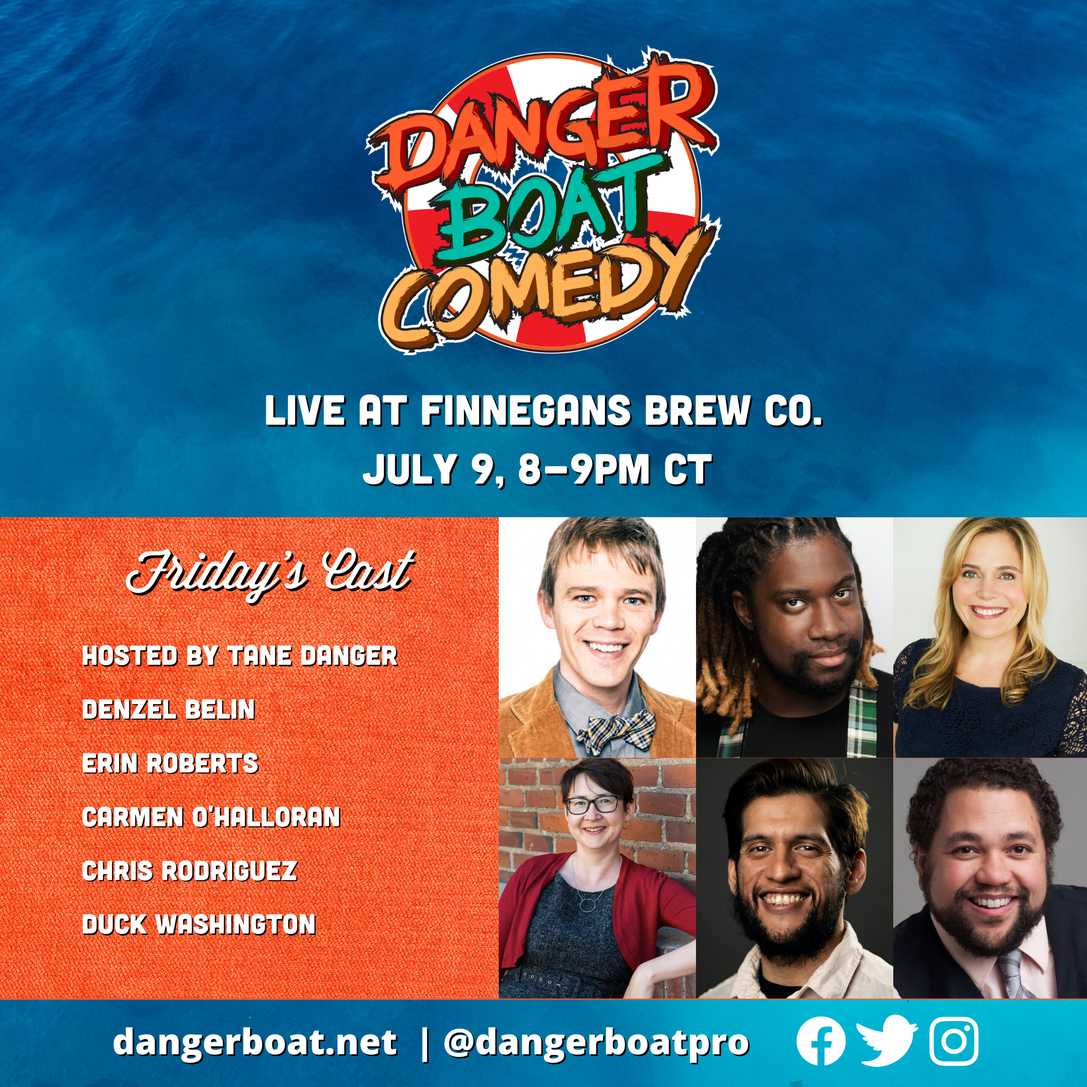 Danger Boat Comedy at FINNEGANS! 