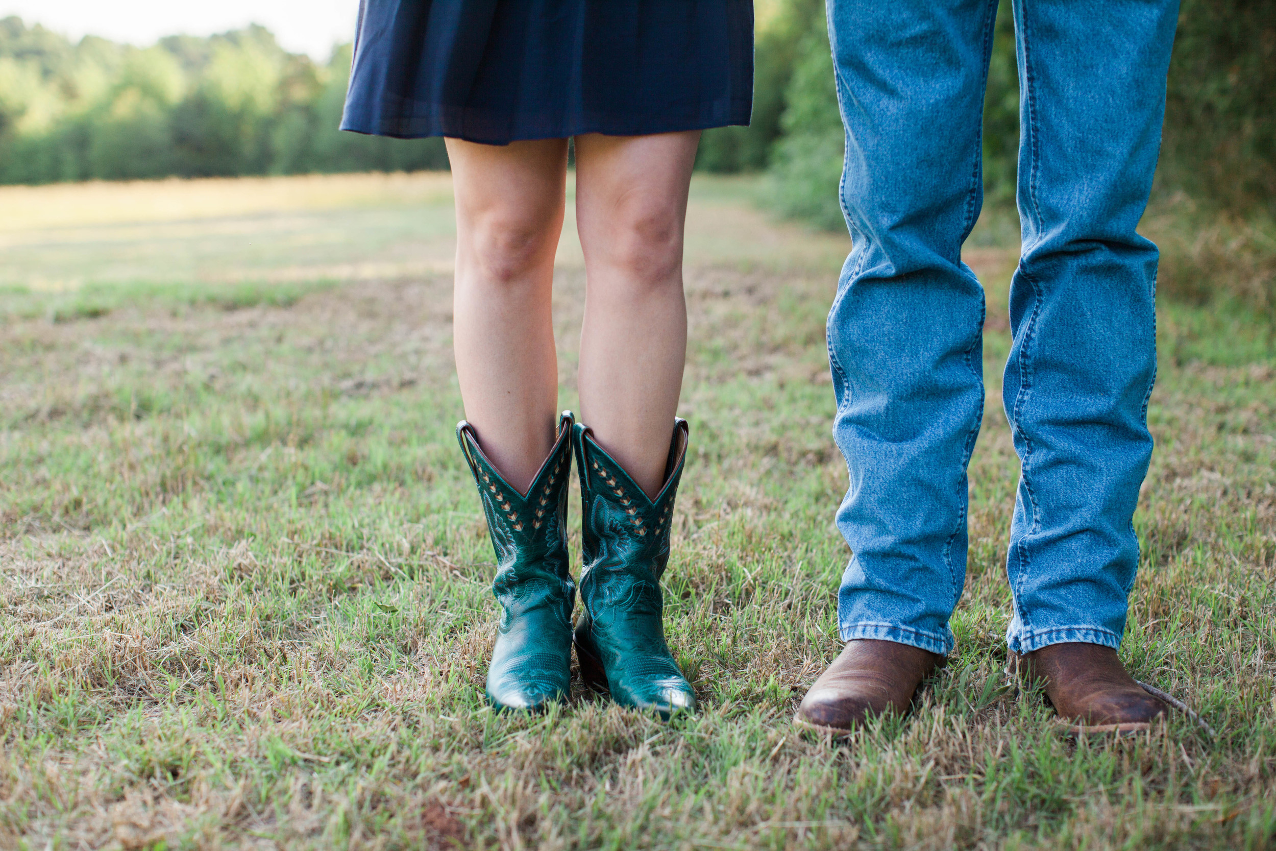Couple in love at their engagement session at Ellery Farms
