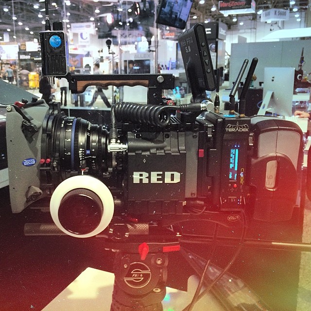 Love @Teradek 's new BOLT additions. They are also wearing our EVF cable. :-) Check it out at #teradek 's booth in the central hall. #nabshow #nab2014