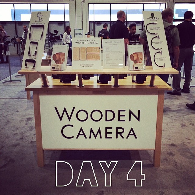Last day of NAB 2014! Come visit before it's over. #woodencamera #r3d #nabshow #nab2014 #cinecoil
