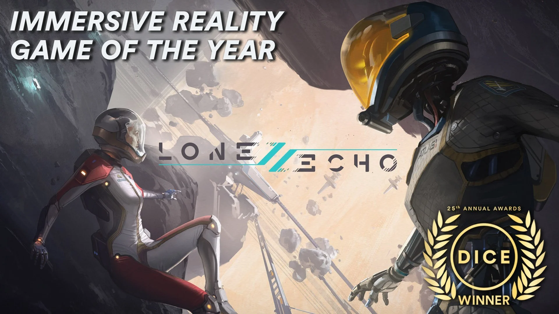 Lone Echo II Named Immersive Reality GOTY at the 25th Annual DICE Awards!