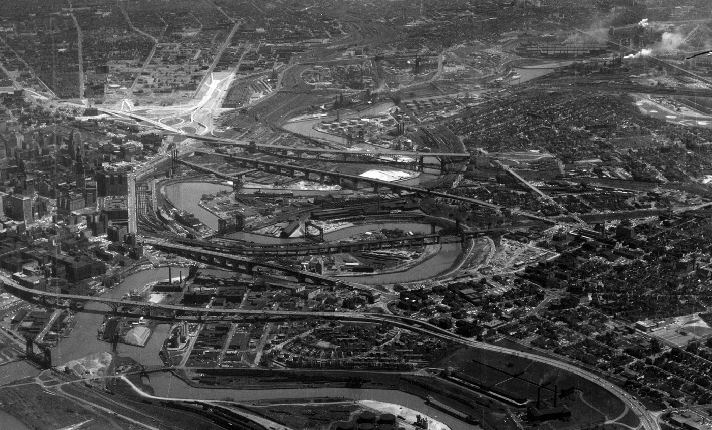 The Cuyahoga River in 1966
