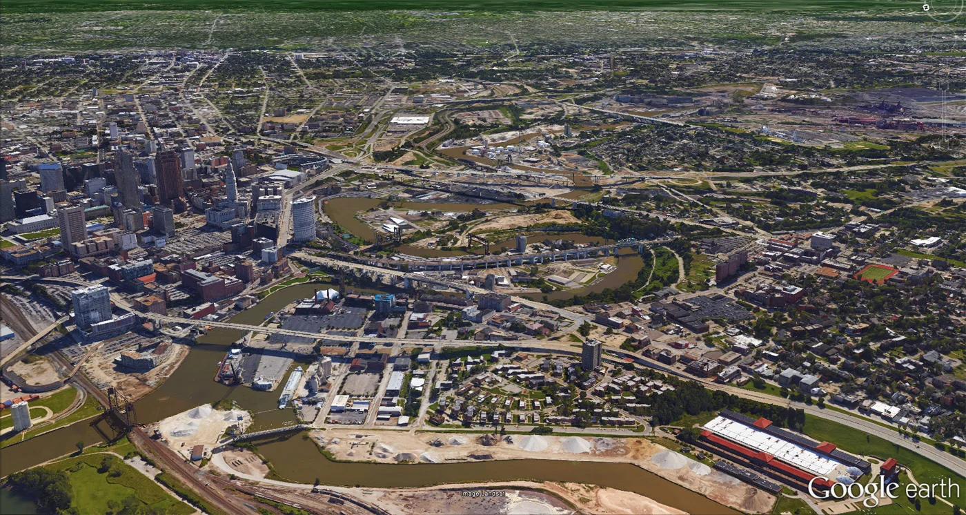 The Cuyahoga River in 2015