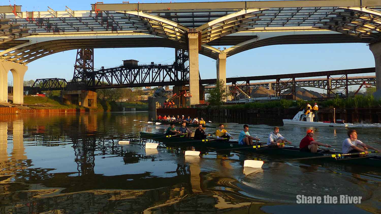 Infrastructure Week on the Cuyahoga River (Ride-along with St. Ed's Crew)