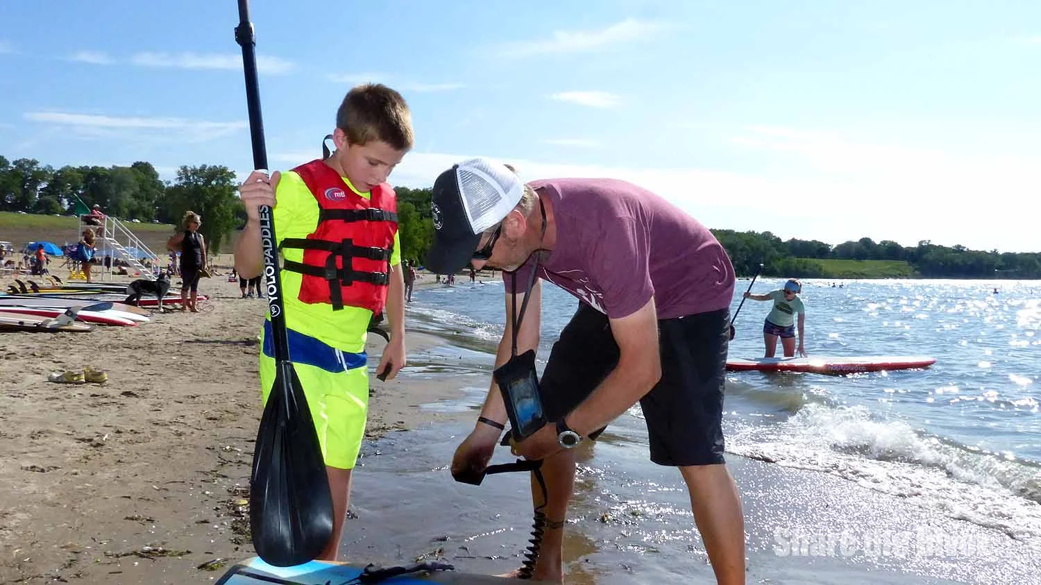 Transplant Games Pep Talk on the Edge of Lake Erie