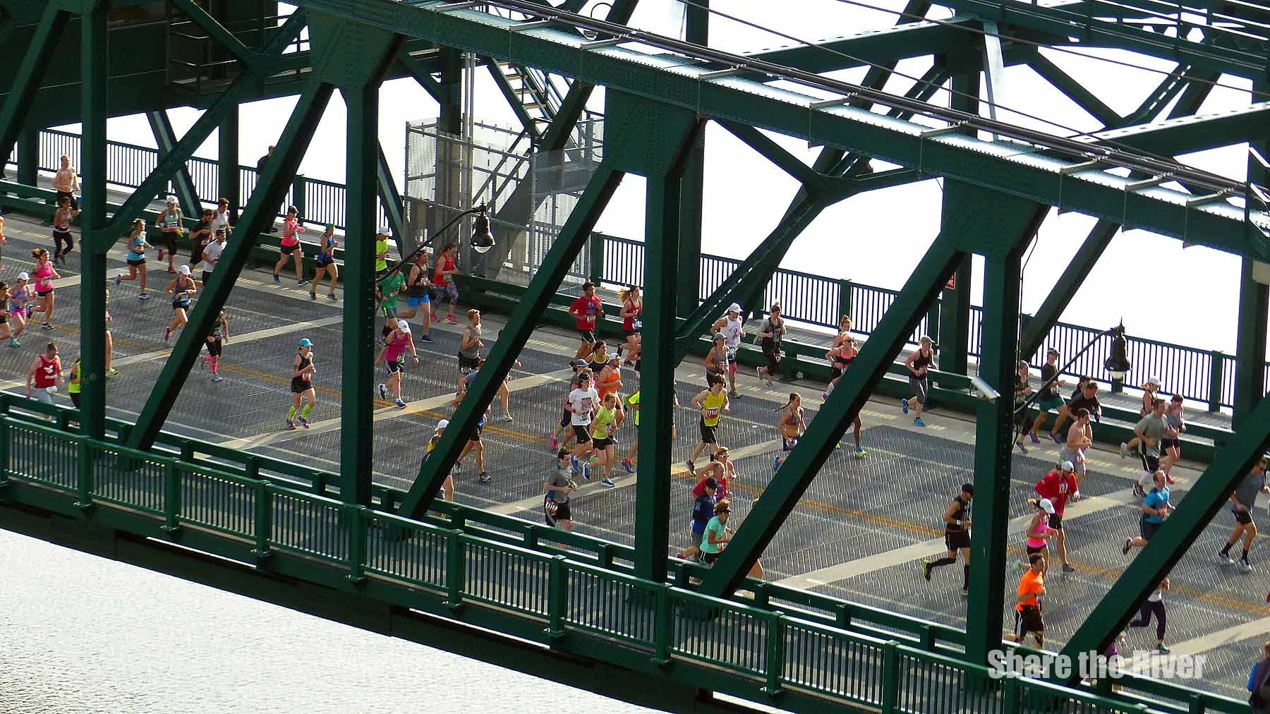 Where the Cleveland Marathon Crossed the Cuyahoga River