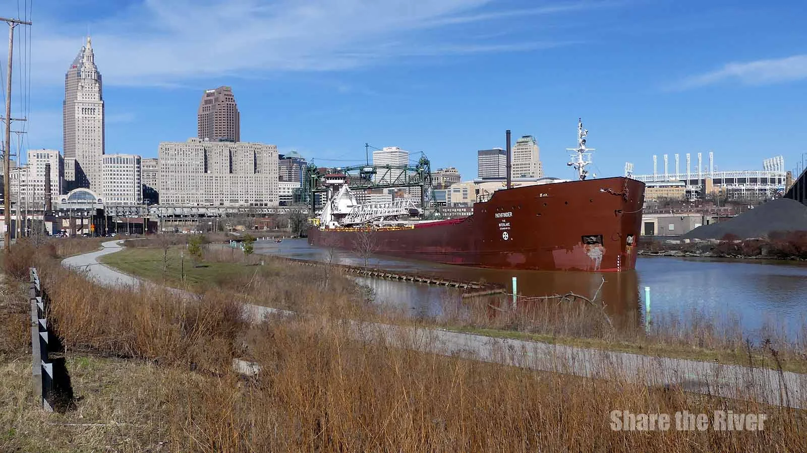 Opening Day for the 2018 Great Lakes Maritime Season on the Cuyahoga River