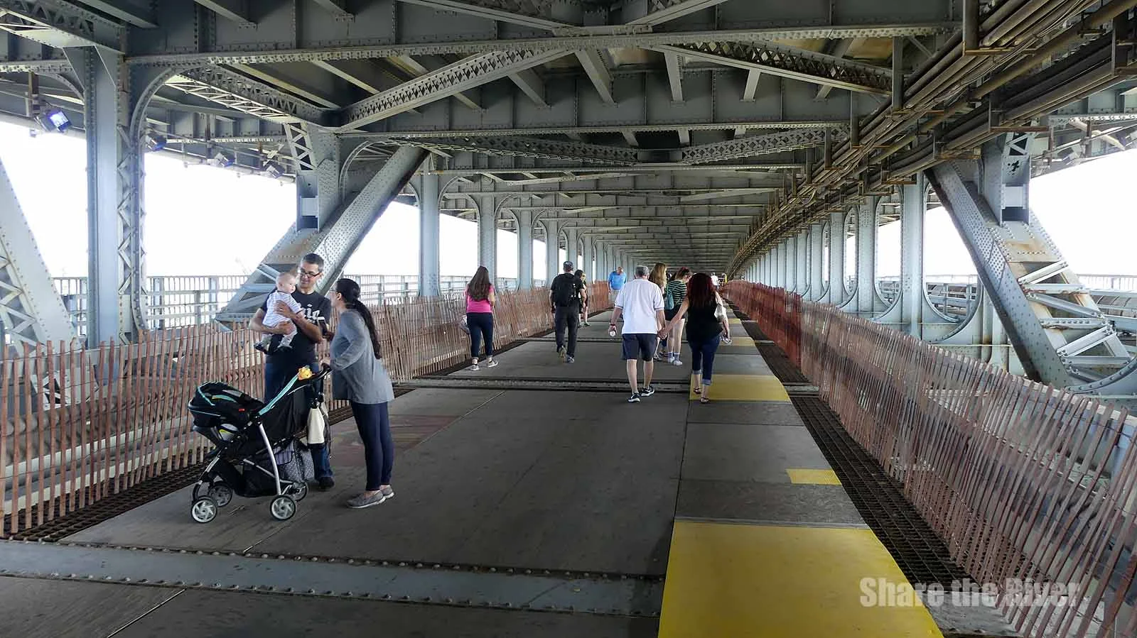 Veterans Memorial Bridge Perspective on Cleveland and the Cuyahoga River