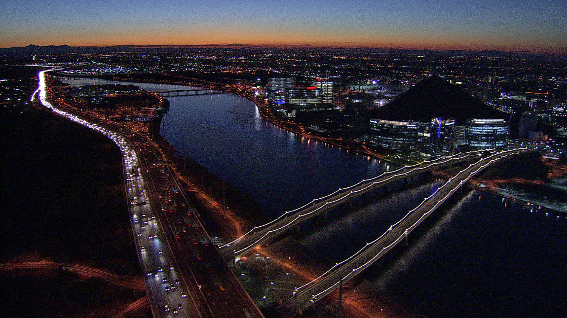  Tempe Town Lake before sunrise 