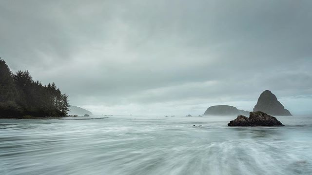 Embrace the gloom. #whalehead #whaleheadbeach #incomingtide #slowshutter #longshutter #longexposure #longexposure_shots #longexposureshot #samuelhboardmanstatesceniccorridor #oregoncoast #whalesheadcreek #whaleheadisland #oregoncoasthwy #cooltones #n