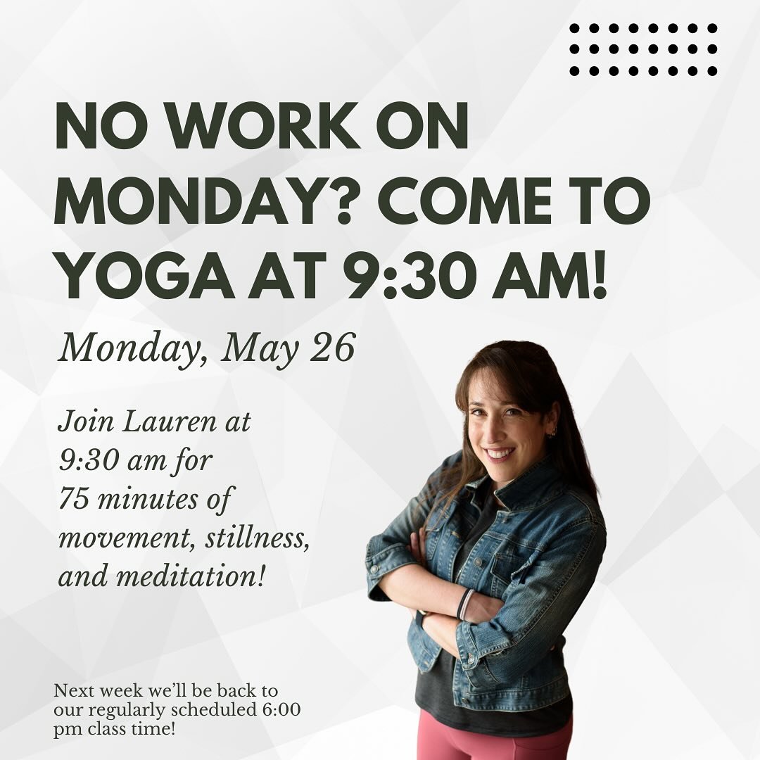 It&rsquo;s the perfect way to start your week!