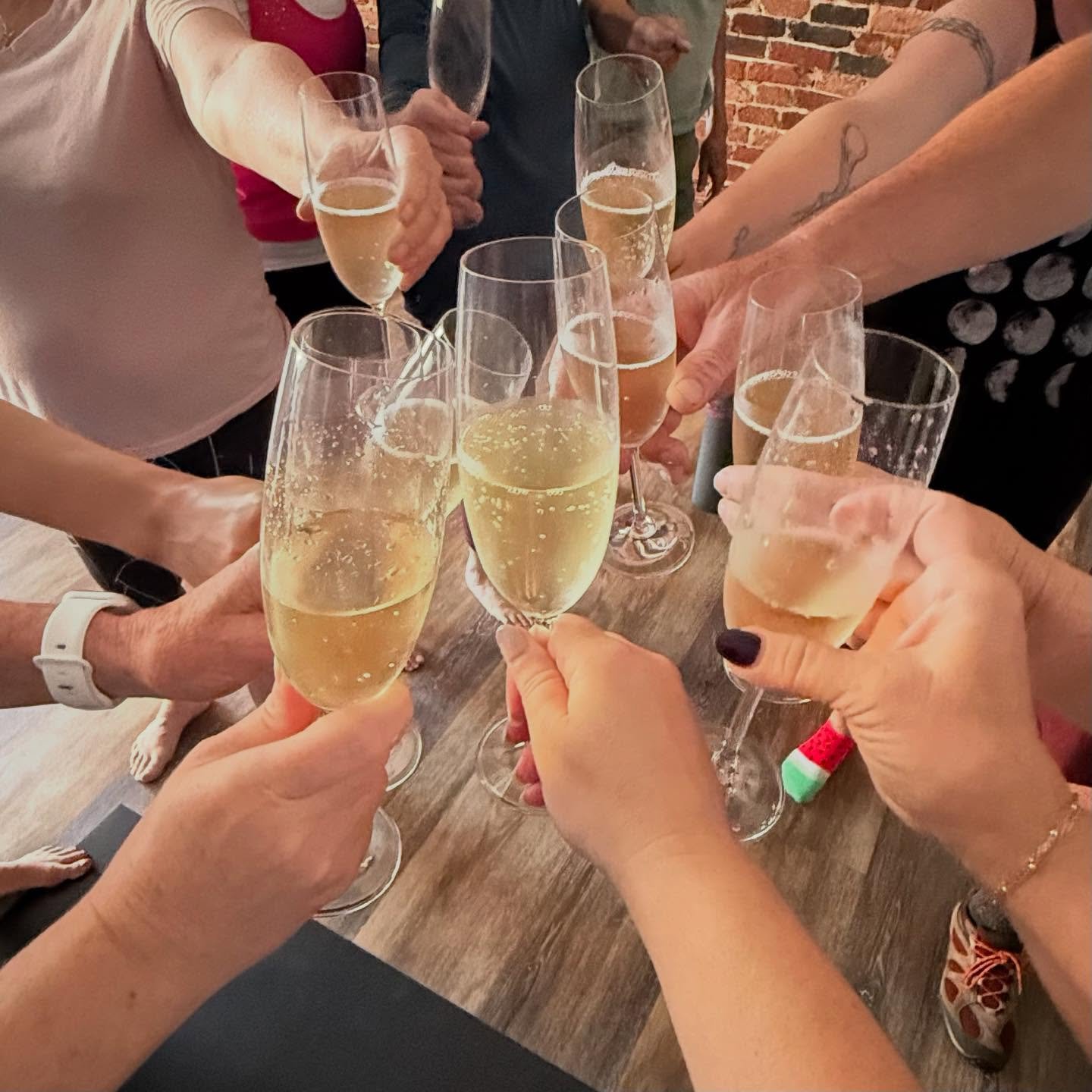 Last Tuesday Soul Yoga said farewell to one of the most influential teachers we&rsquo;ve ever had the honor of having in our community. 

We sent Clare off with two of her favorites after class: bubbles and chocolate! 

Drop a memory below in the com
