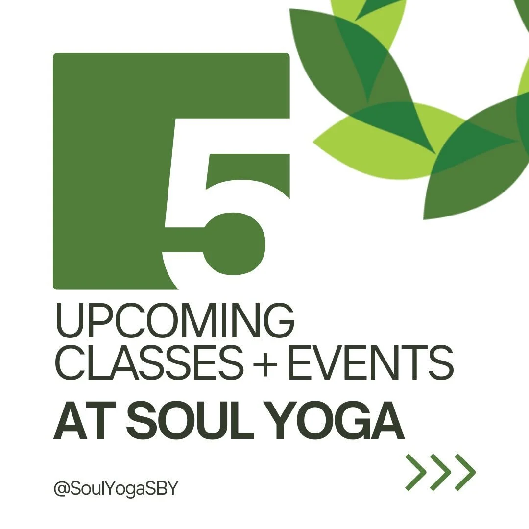 Your next five chances to reset, grow, glow + begin again ✨

SOULstice Glow &bull; Radiate 108 &bull; Absolute Beginners &bull; Align + Achieve

✨ Swipe &rarr; Everything you need is waiting.
Tag your yoga buddy and let&rsquo;s make magic to close ou