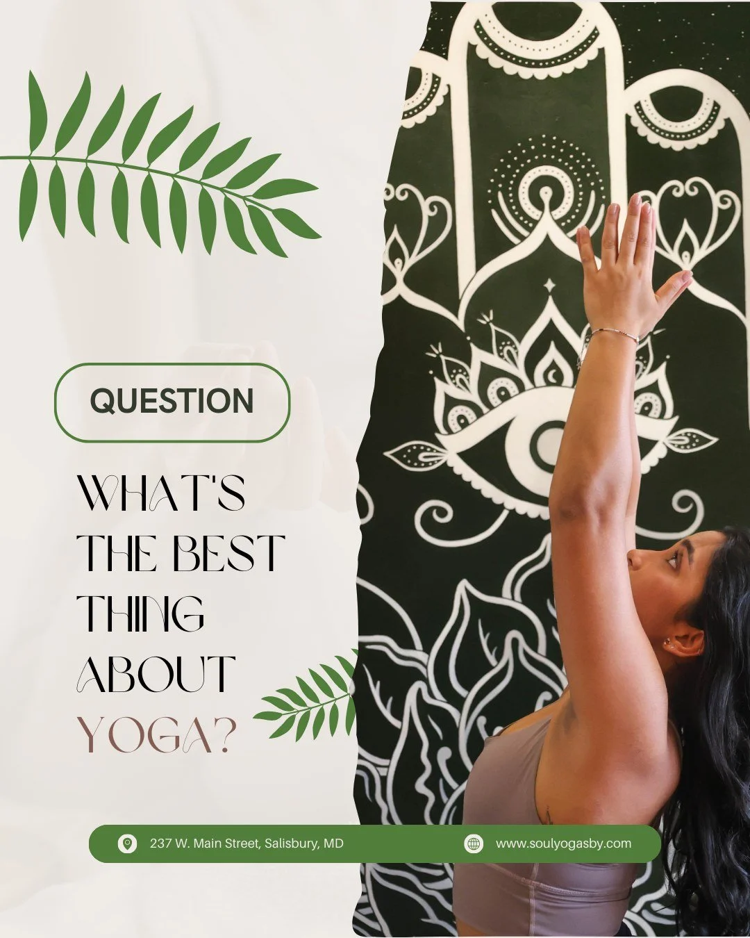 ✨ Let&rsquo;s hear it&hellip; ✨

Yoga shows up differently for each of us.
Some days it&rsquo;s strength.
Some days it&rsquo;s stillness.
Some days it&rsquo;s the one place where everything finally softens. 🌿

There&rsquo;s no wrong answer &mdash; j
