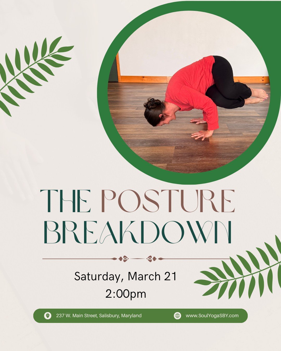 You don&rsquo;t &ldquo;get&rdquo; Side Crow by trying harder.
You get it by understanding it.

Posture Breakdown: Side Crow
🗓 Saturday, March 21
⏰ 2:00pm

This workshop takes one challenging pose and breaks it into digestible, achievable steps so yo