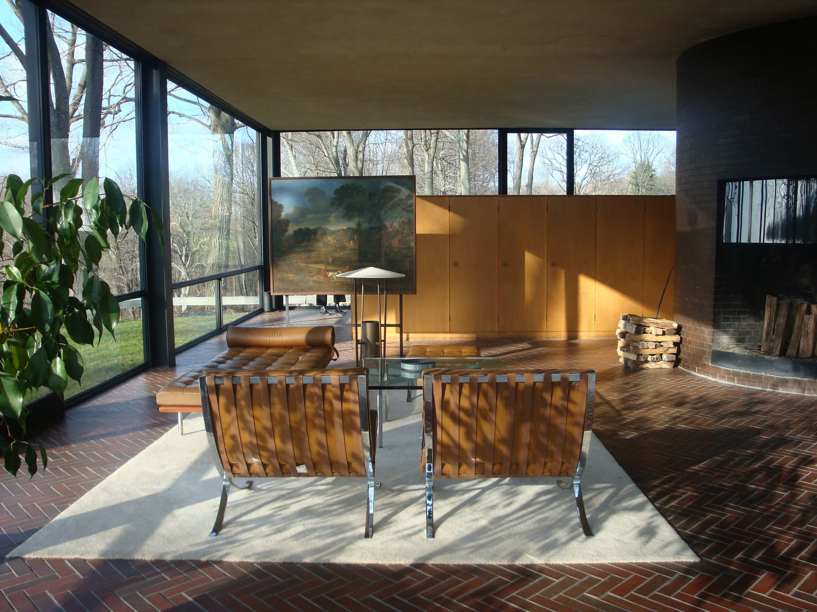 Glass House Interior