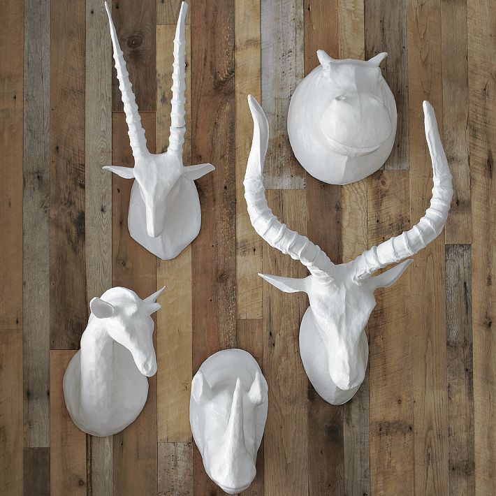 Luxe For Less: White Faux Taxidermy — 204 PARK