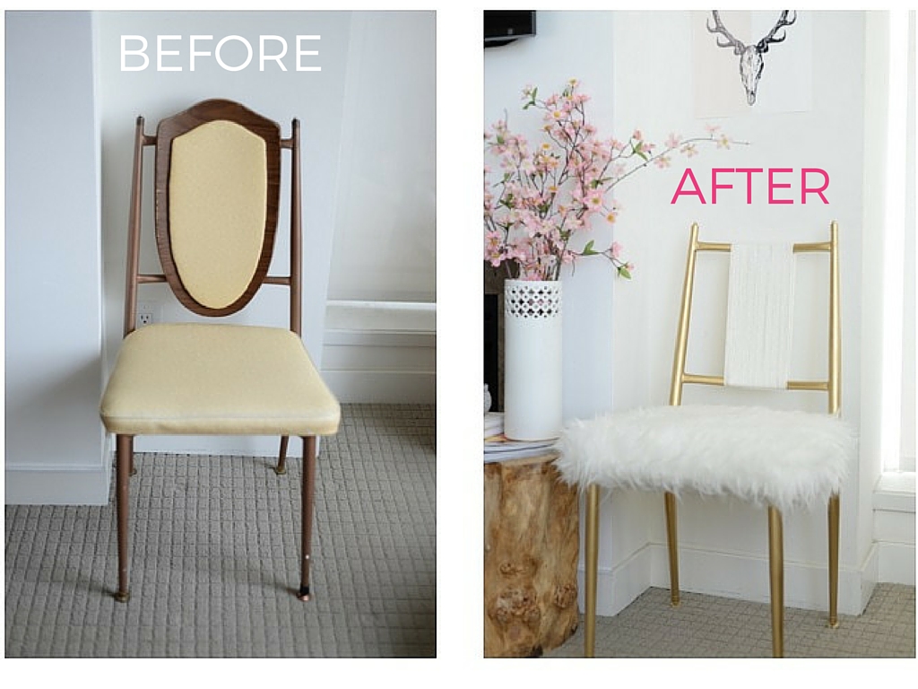 Gold Chair Makeover 204 Park