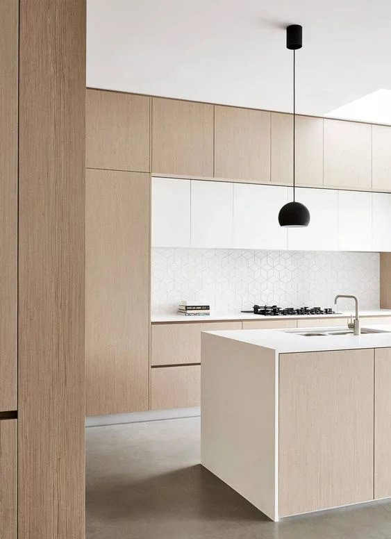 minimalist kitchen no island