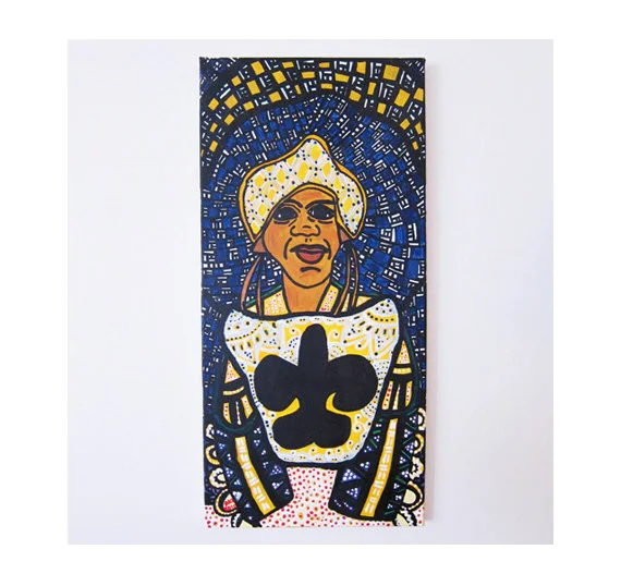 Mardi Gras Indian Painting