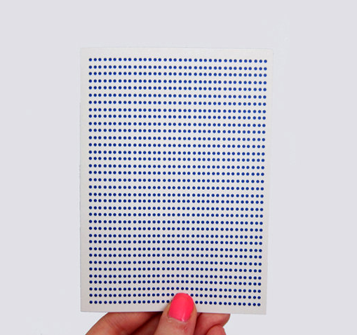 Navy Polka Dots