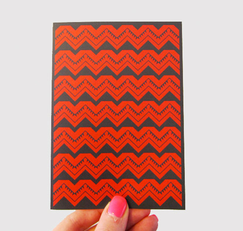 Red Tribal Geometry