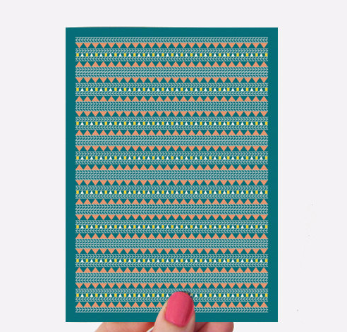 Teal Southwestern Funk