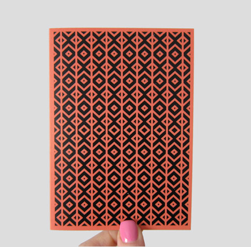 Black and Orange Tribal