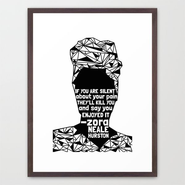 ZNH - If You Are Silent - Black and White Print