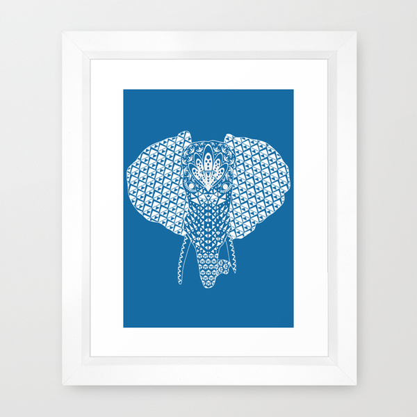 Blue Elephant Head